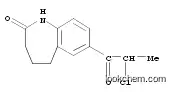 Molecular Structure of 120223-94-1 (7-(2-chloropropanoyl)-1,3,4,5-tetrahydro-2H-1-benzazepin-2-one)
